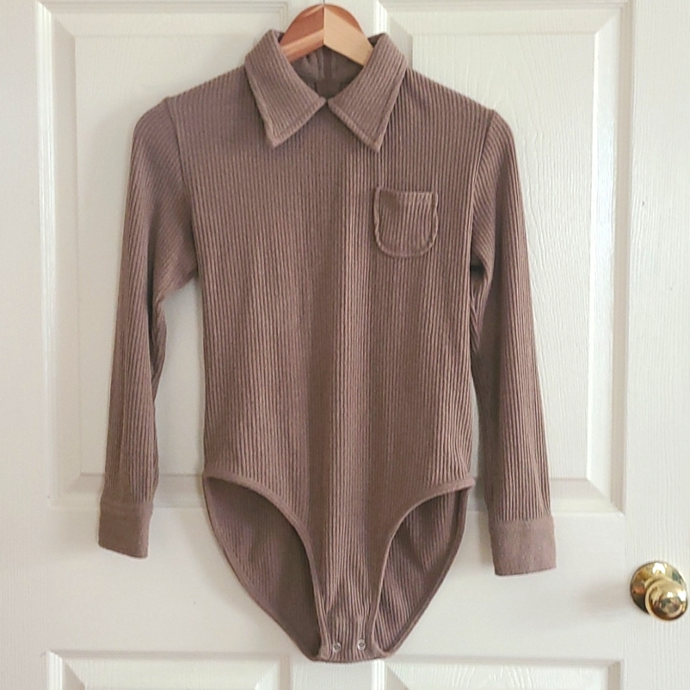Samantha Pleet collared body suit